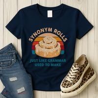 Funny Gift Synonym Rolls English Teacher Student Retro Women's T-Shirt thumb 3