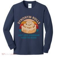 Funny Gift Synonym Rolls English Teacher Student Retro Kids Long Sleeve Shirt thumb 0