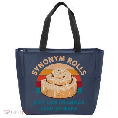 Funny Gift Synonym Rolls English Teacher Student Retro Tote Bag