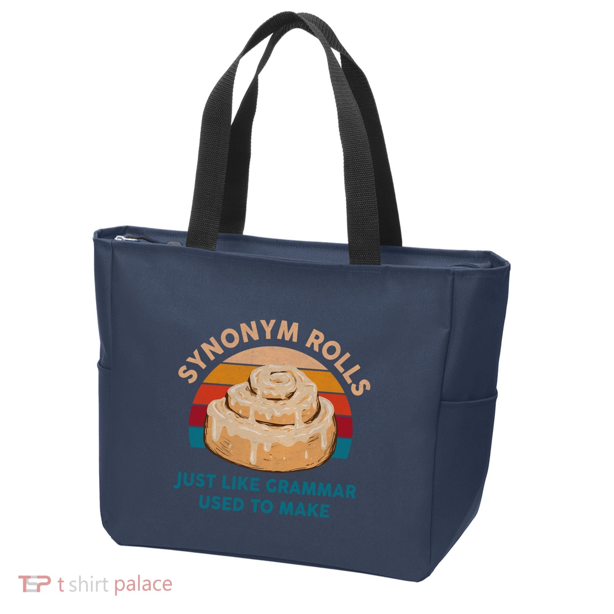 Funny Gift Synonym Rolls English Teacher Student Retro Tote Bag