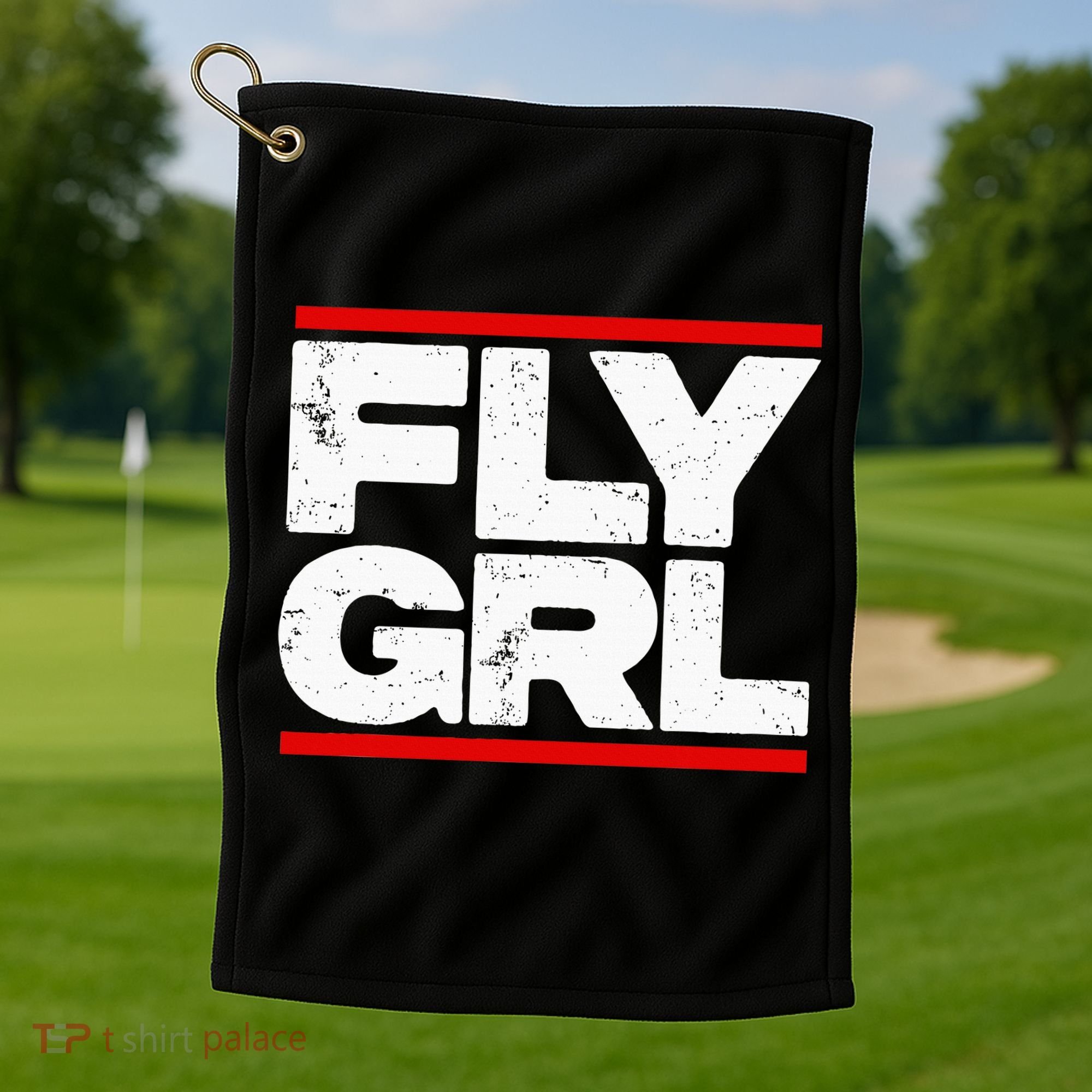 Fly Grl Survival Of The Thickest Mavis Beamont Golf Towel