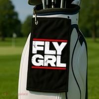 Fly Grl Survival Of The Thickest Mavis Beamont Golf Towel thumb 2
