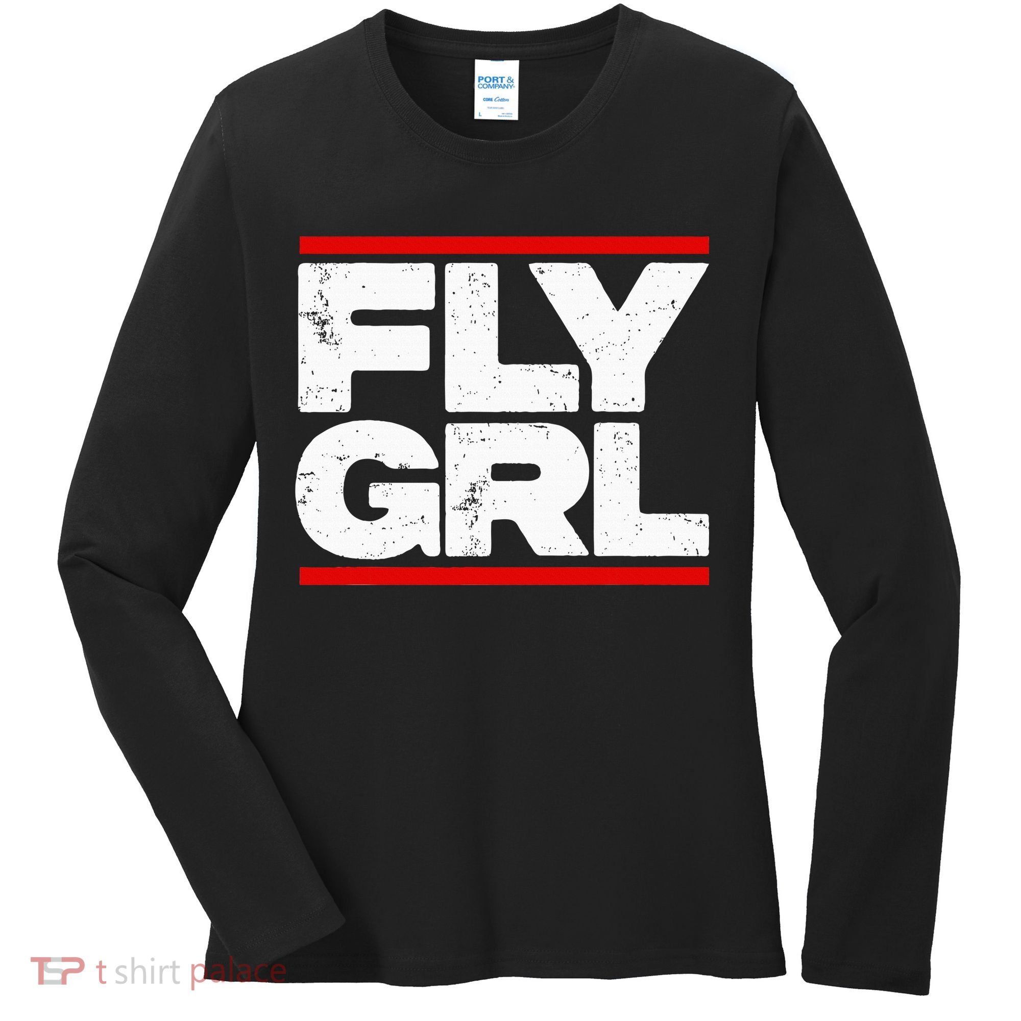 Fly Grl Survival Of The Thickest Mavis Beamont Women's Long Sleeve Shirt