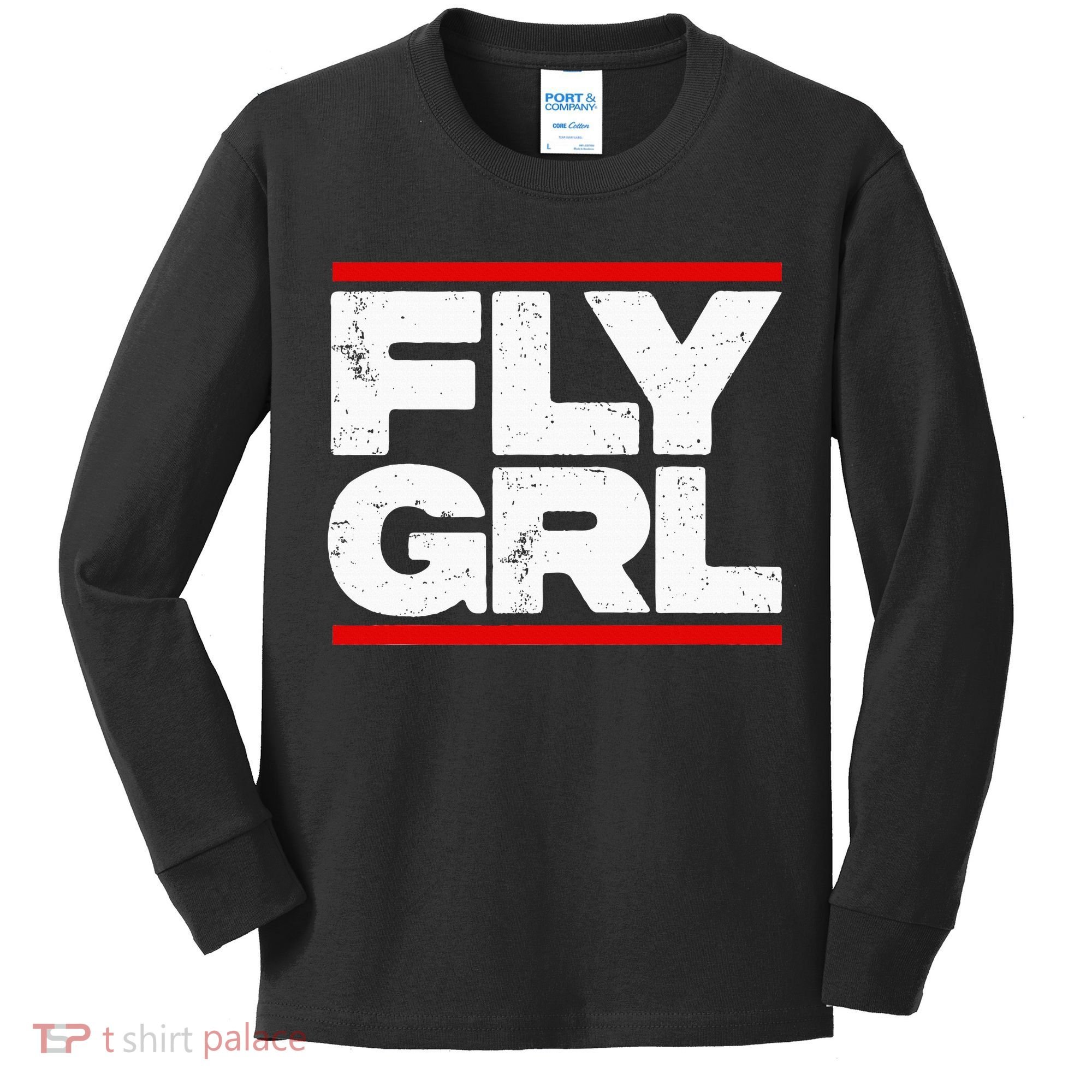 Fly Grl Survival Of The Thickest Mavis Beamont Kids Long Sleeve Shirt