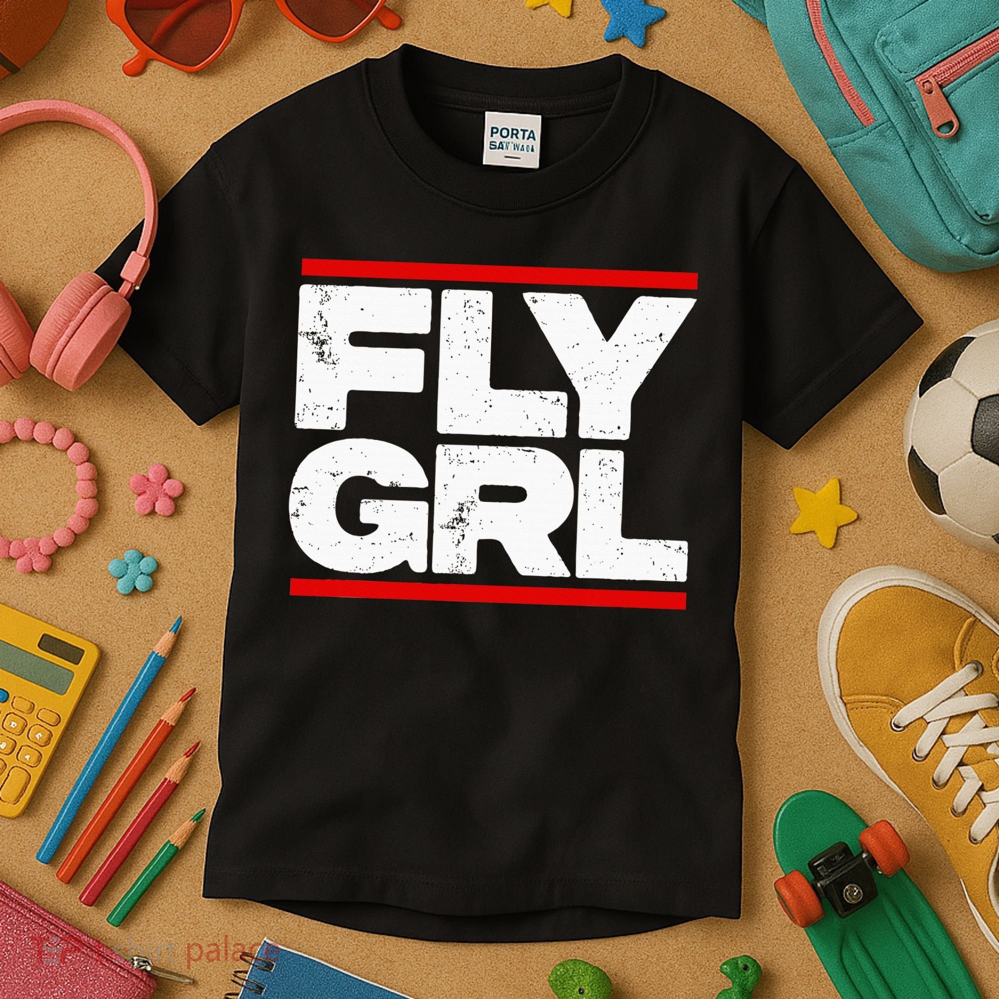 Fly Grl Survival Of The Thickest Mavis Beamont Kids T-Shirt