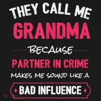Funny Grandma Shirt, Grandma Partner In Crime Shirt TShirt T-Shirt thumb 7