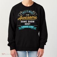 Funny Game Show Host Awesome Job Occupation Graduation Women's Sweatshirt thumb 0
