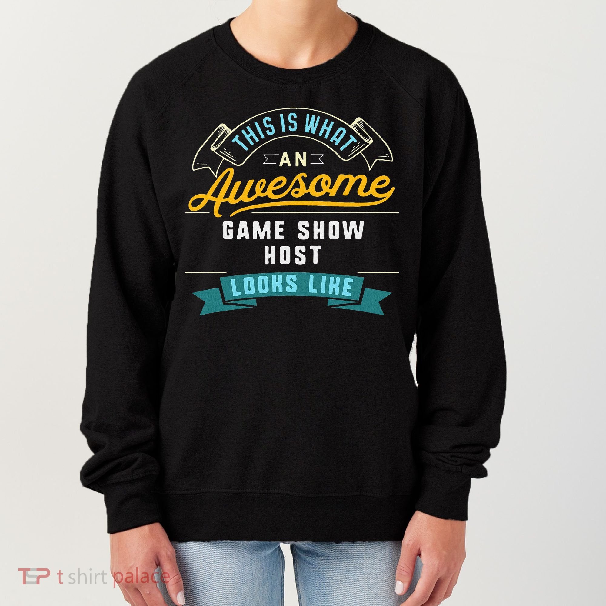 Funny Game Show Host Awesome Job Occupation Graduation Women's Sweatshirt