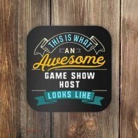 Funny Game Show Host Awesome Job Occupation Graduation Coaster thumb 0