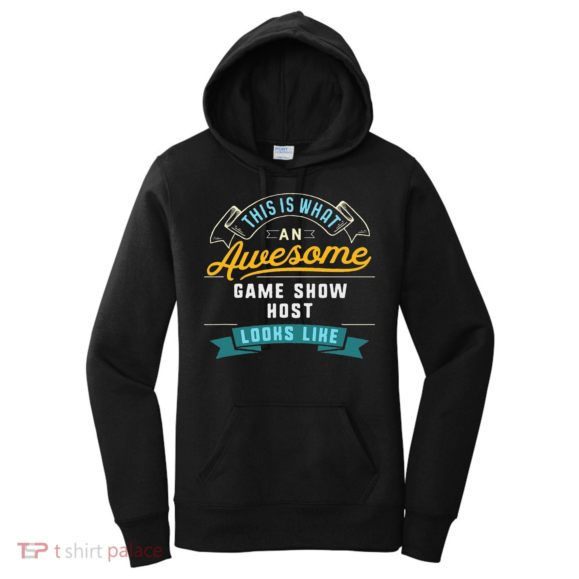 Funny Game Show Host Awesome Job Occupation Graduation Women's Hoodie