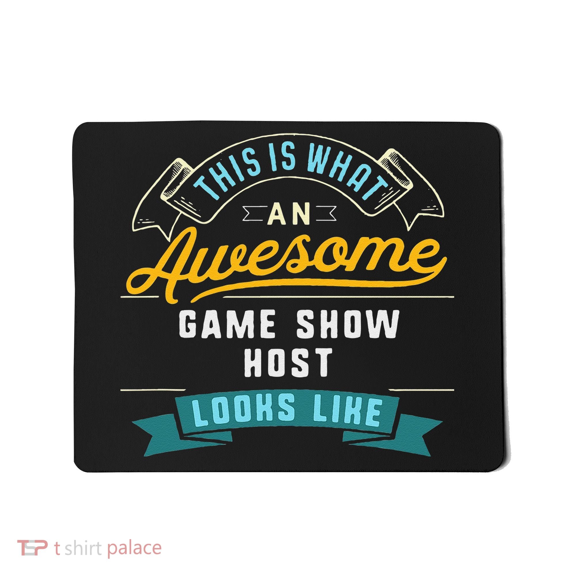 Funny Game Show Host Awesome Job Occupation Graduation Mousepad