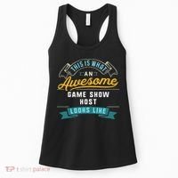 Funny Game Show Host Awesome Job Occupation Graduation Women's Tank Top thumb 0