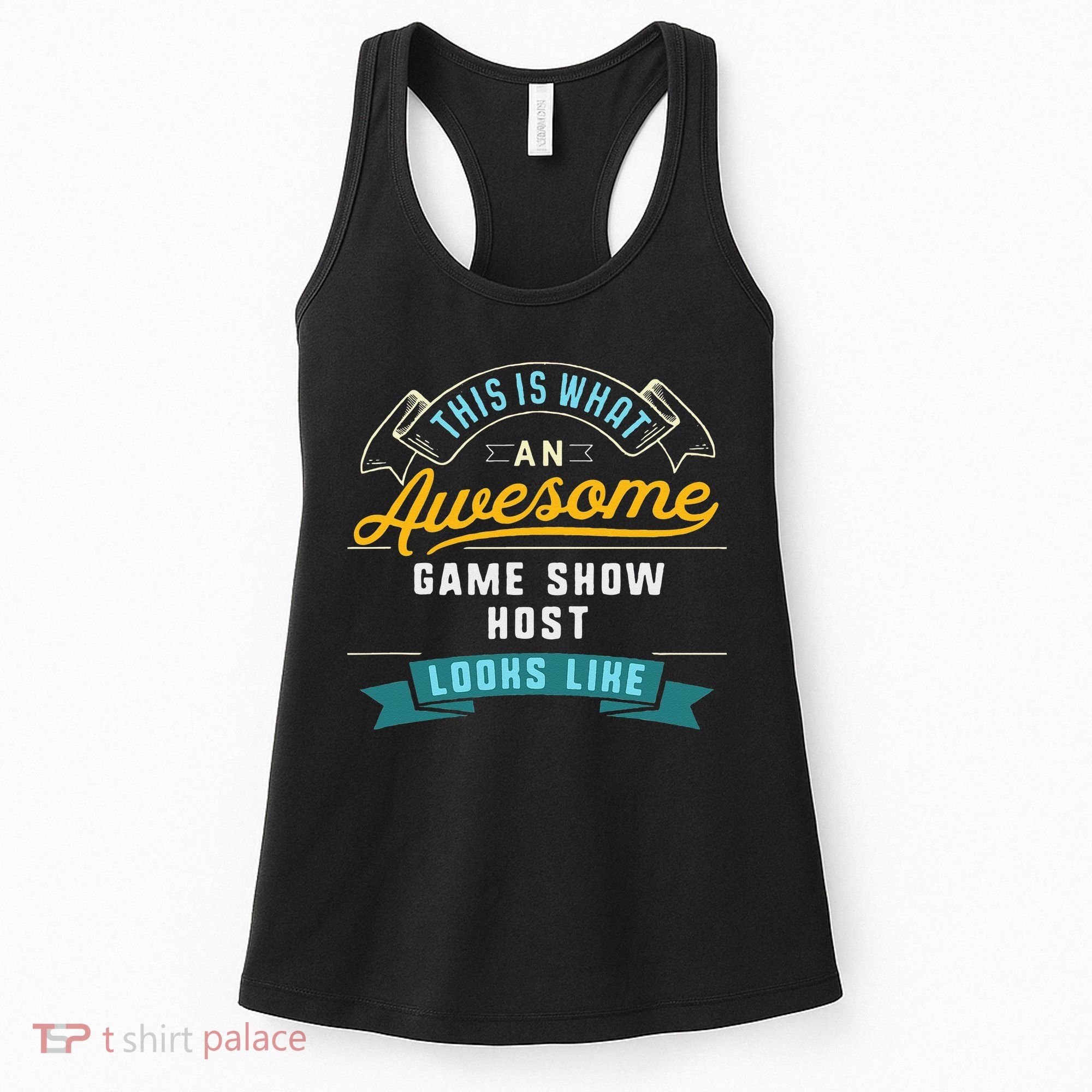 Funny Game Show Host Awesome Job Occupation Graduation Women's Tank Top