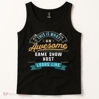 Funny Game Show Host Awesome Job Occupation Graduation Tank Top thumb 2