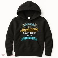 Funny Game Show Host Awesome Job Occupation Graduation Kids Hoodie thumb 0
