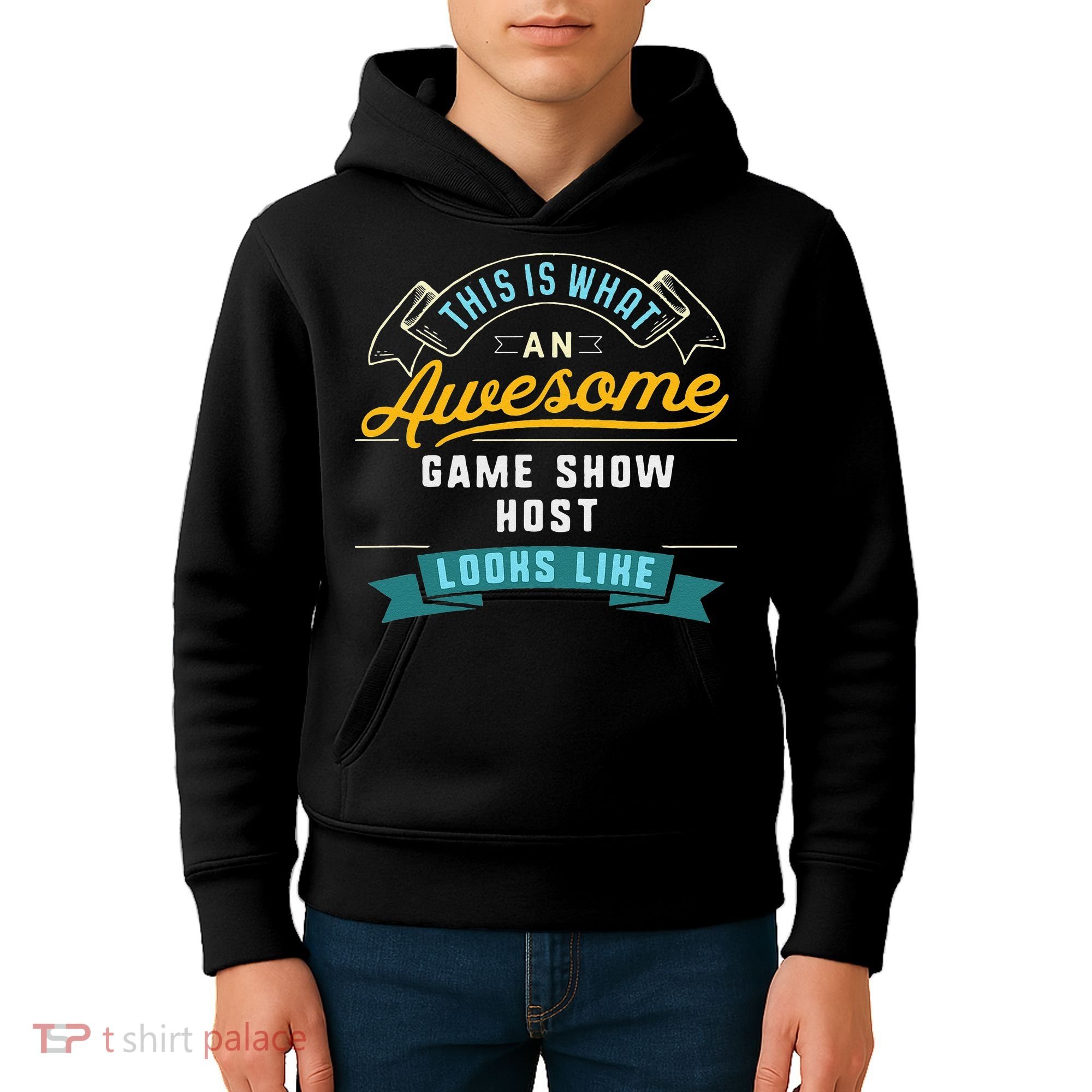 Funny Game Show Host Awesome Job Occupation Graduation Kids Hoodie