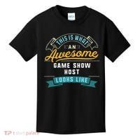 Funny Game Show Host Awesome Job Occupation Graduation Kids T-Shirt thumb 0