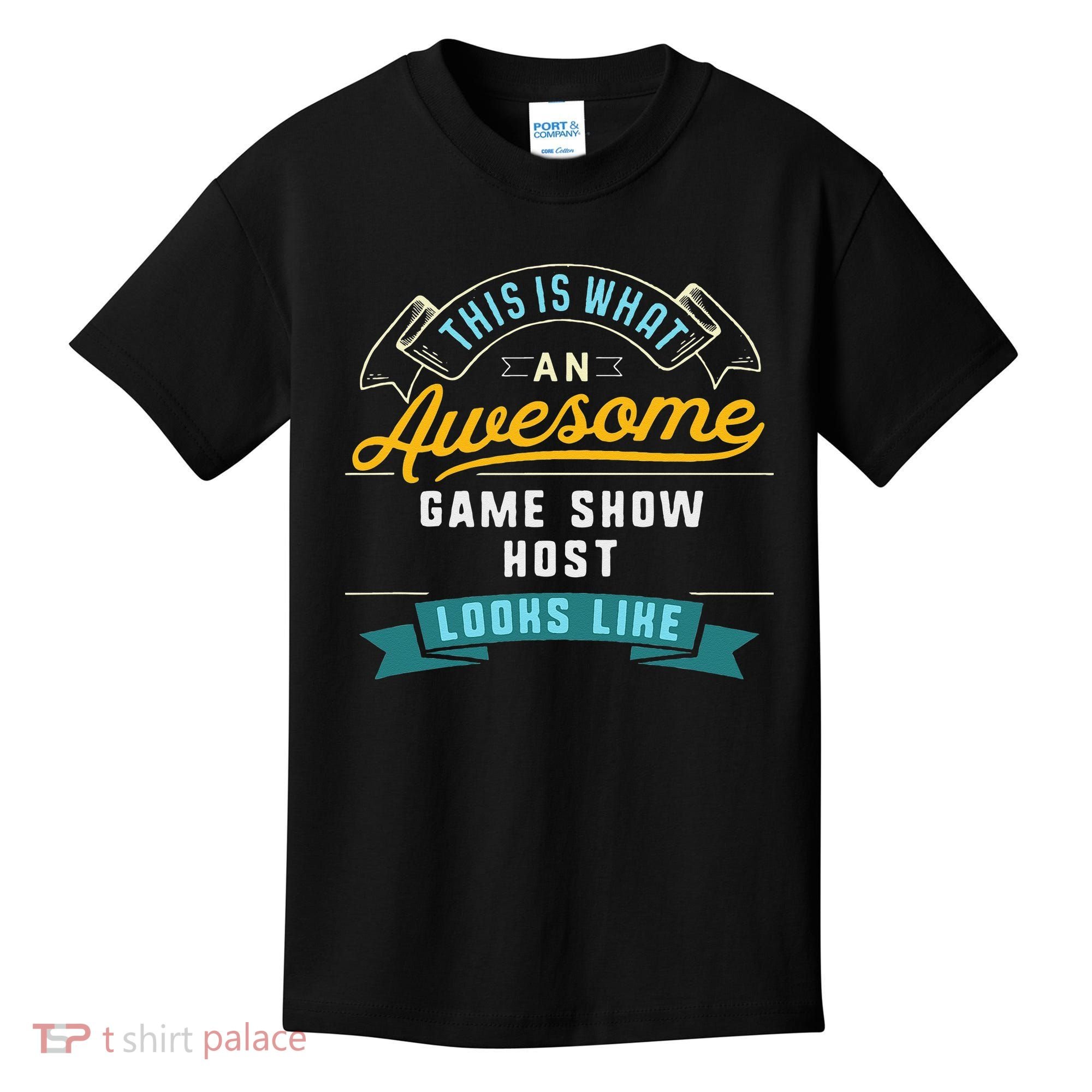 Funny Game Show Host Awesome Job Occupation Graduation Kids T-Shirt