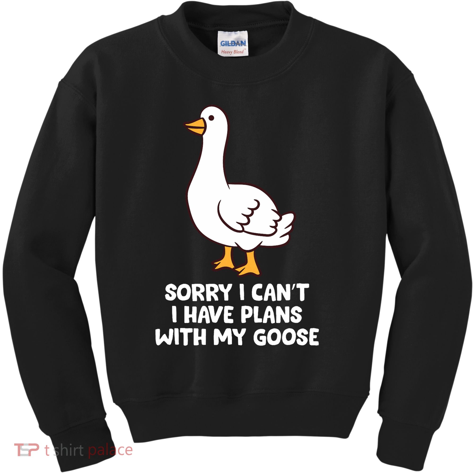 Funny Goose Sorry I CanT I Have Plans With My Goose Kids Sweatshirt