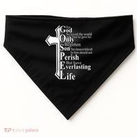 For God So Loved The World That He Gave USA-Made Doggie Bandana thumb 0