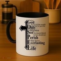 For God So Loved The World That He Gave Coffee Mug thumb 4