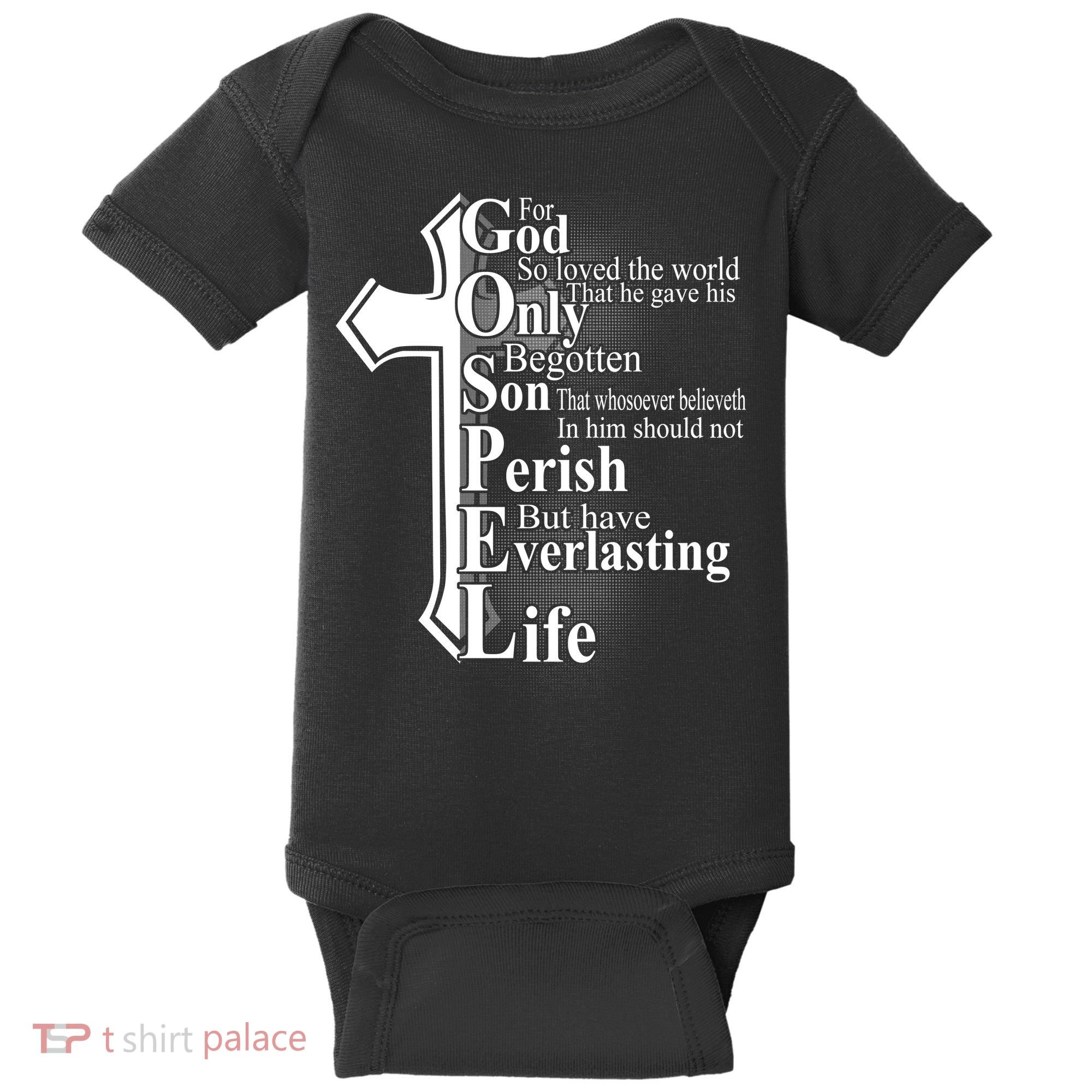 For God So Loved The World That He Gave Baby Bodysuit
