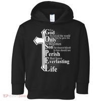 For God So Loved The World That He Gave Toddler Hoodie thumb 0