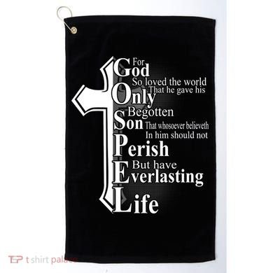 For God So Loved The World That He Gave Golf Towel