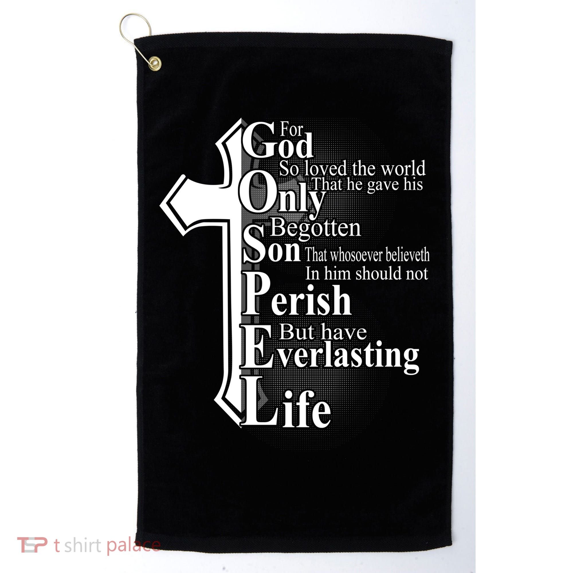 For God So Loved The World That He Gave Golf Towel