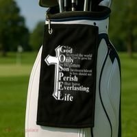 For God So Loved The World That He Gave Golf Towel thumb 2