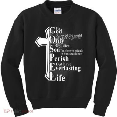 For God So Loved The World That He Gave Kids Sweatshirt