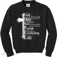 For God So Loved The World That He Gave Kids Sweatshirt thumb 0