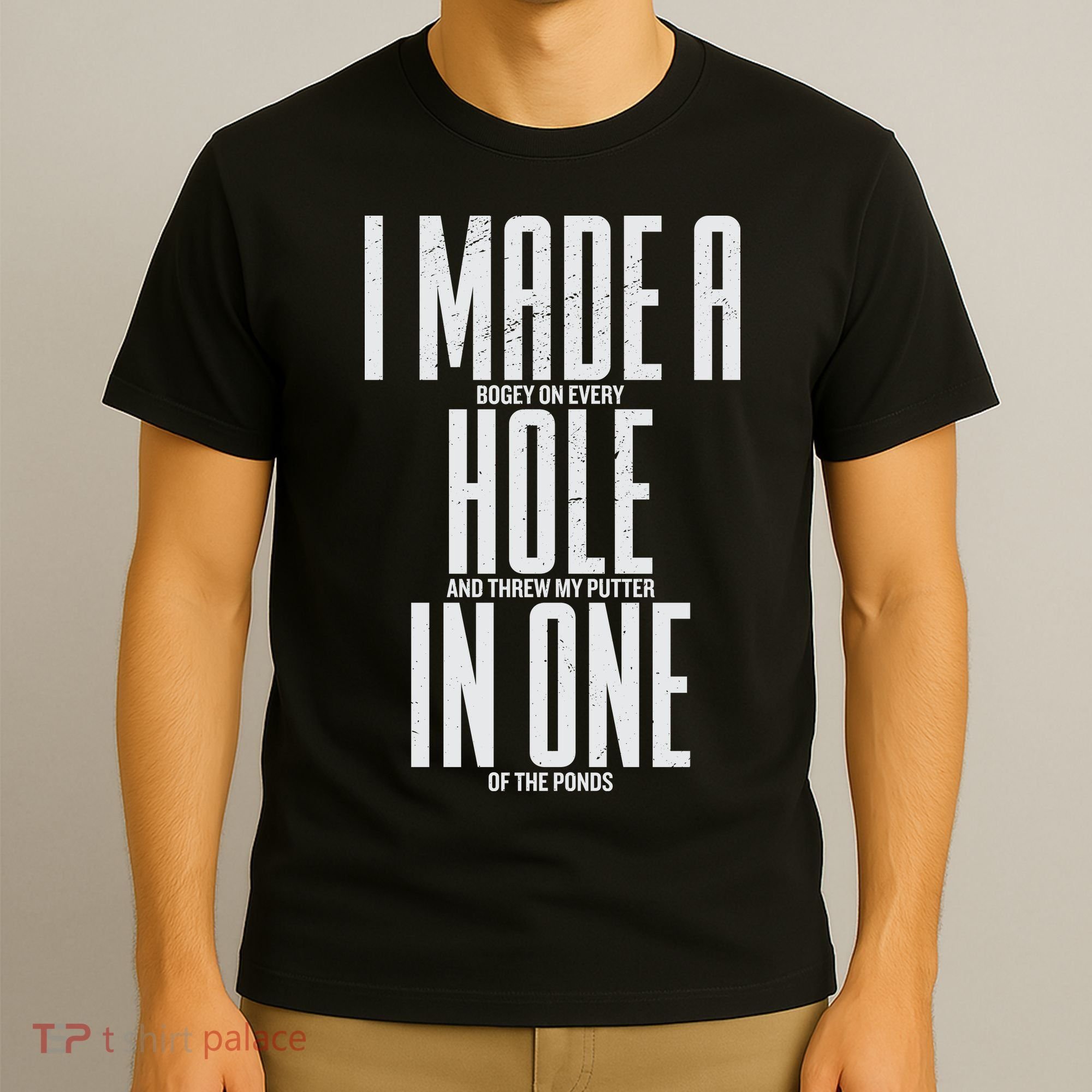 Funny Golf Shirts For Men Women Hole In One Golf T-Shirt