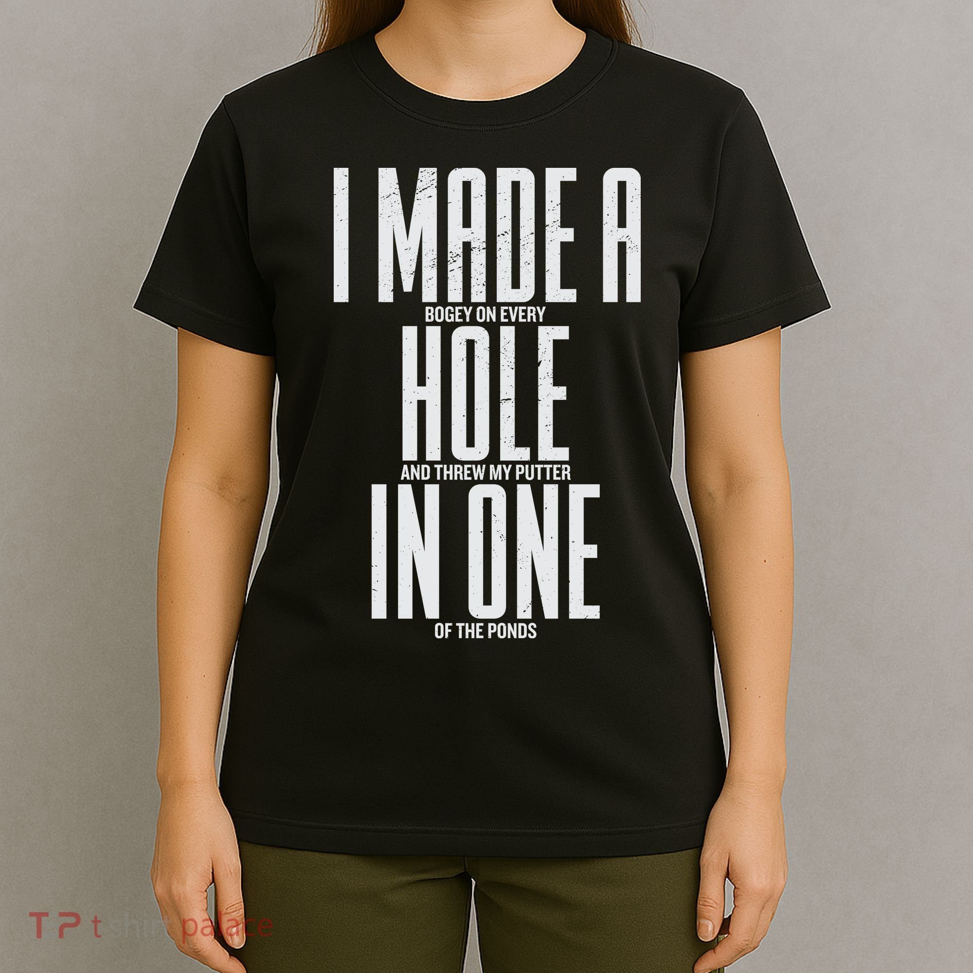 Funny Golf Shirts For Men Women Hole In One Golf T-Shirt