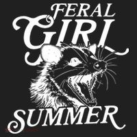 Feral Girl Summer Opossum Women's Sweatshirt thumb 2