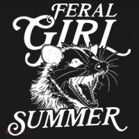 Feral Girl Summer Opossum Toddler Hoodie thumb 2