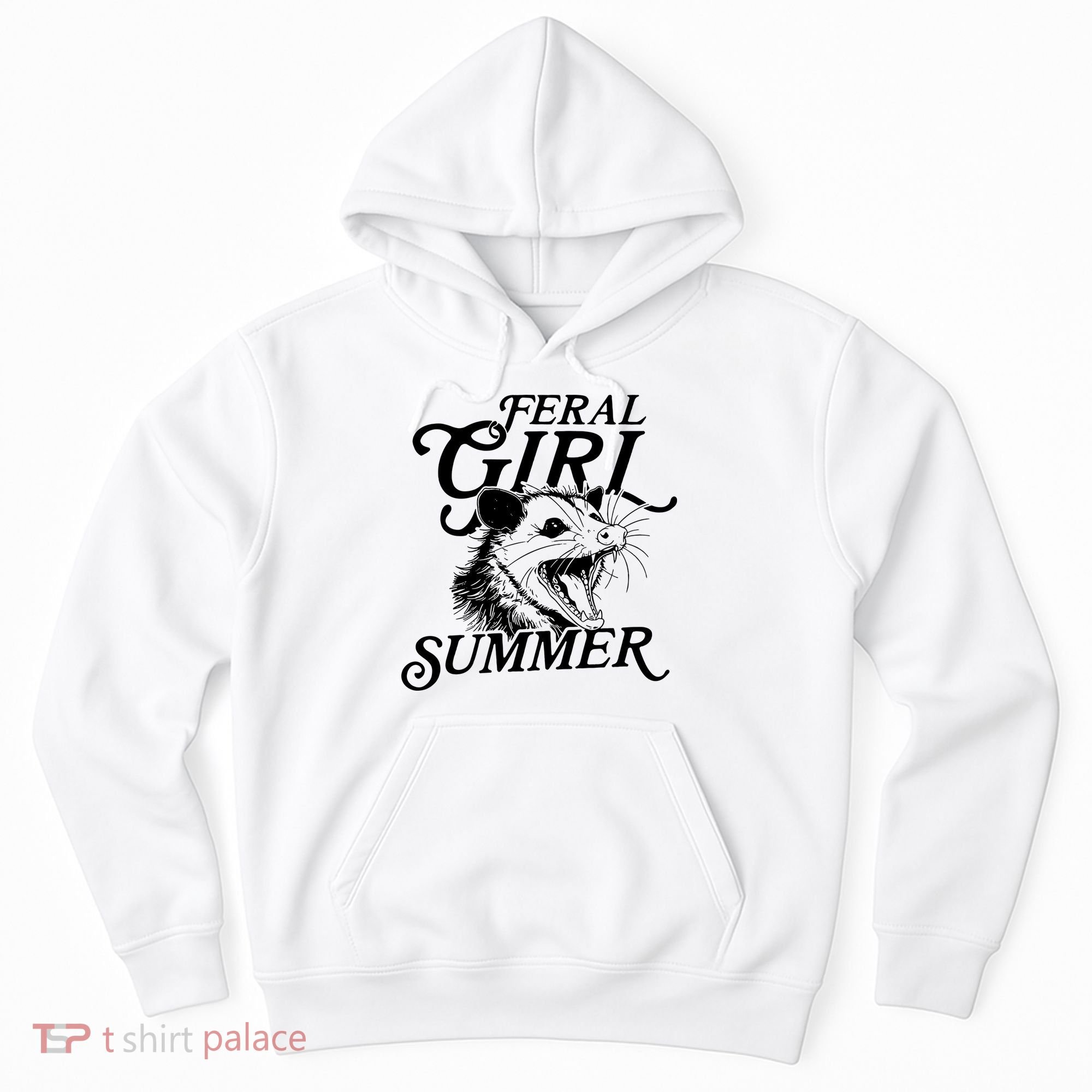 Feral Girl Summer Opossum Hoodie