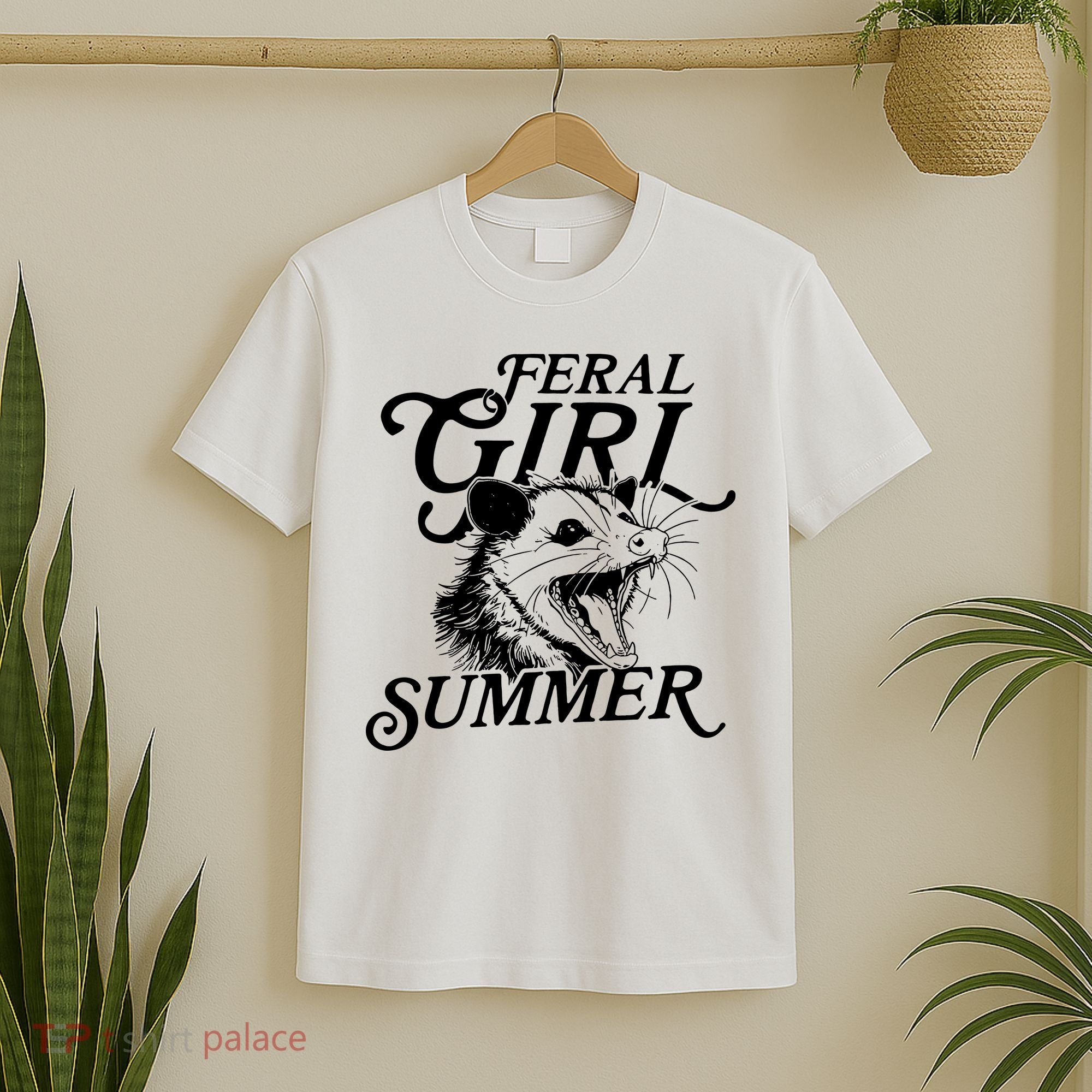 Feral Girl Summer Opossum T-Shirt
