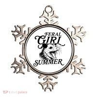 Feral Girl Summer Opossum Ornament thumb 0