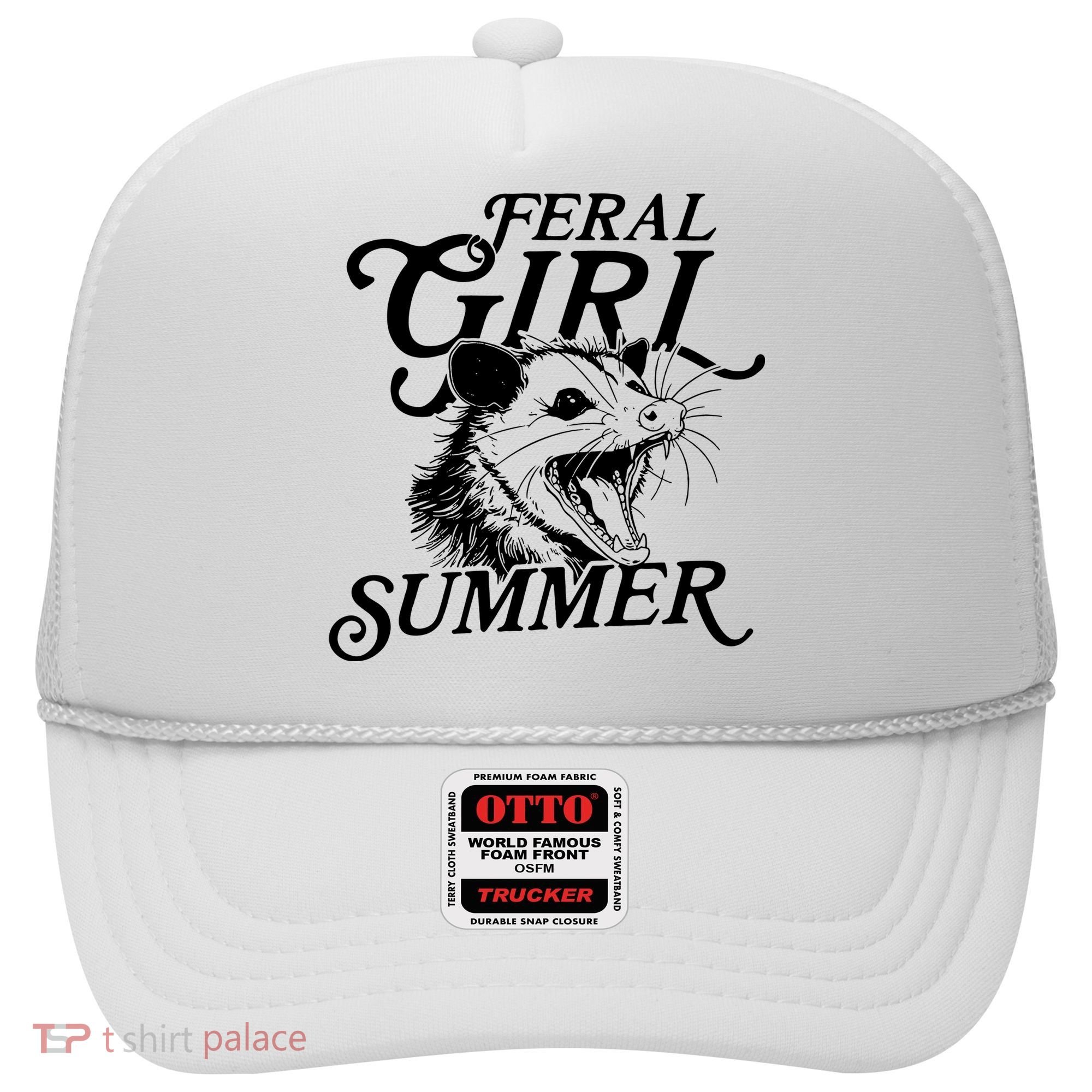 Feral Girl Summer Opossum Hat