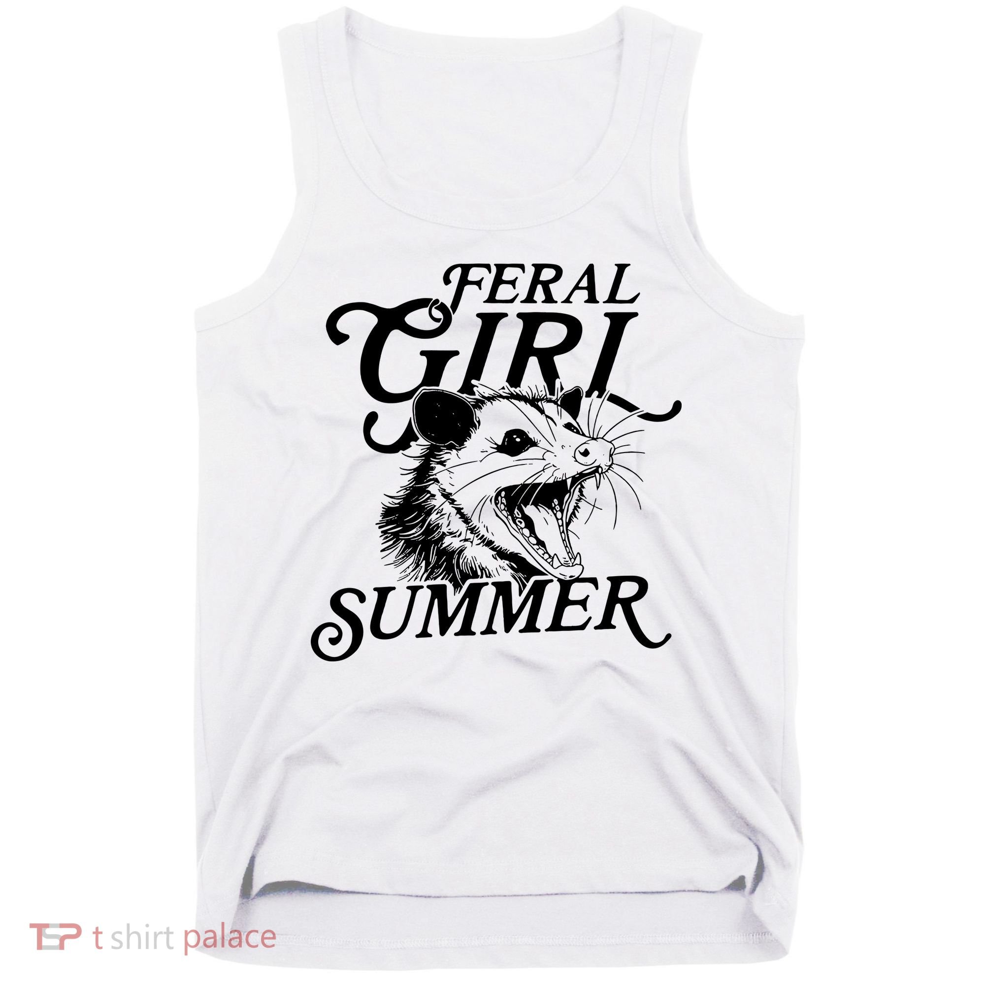 Feral Girl Summer Opossum Tank Top