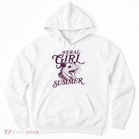 Feral Girl Summer Funny Hoodie thumb 0