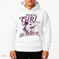 Feral Girl Summer Funny Hoodie thumb 2