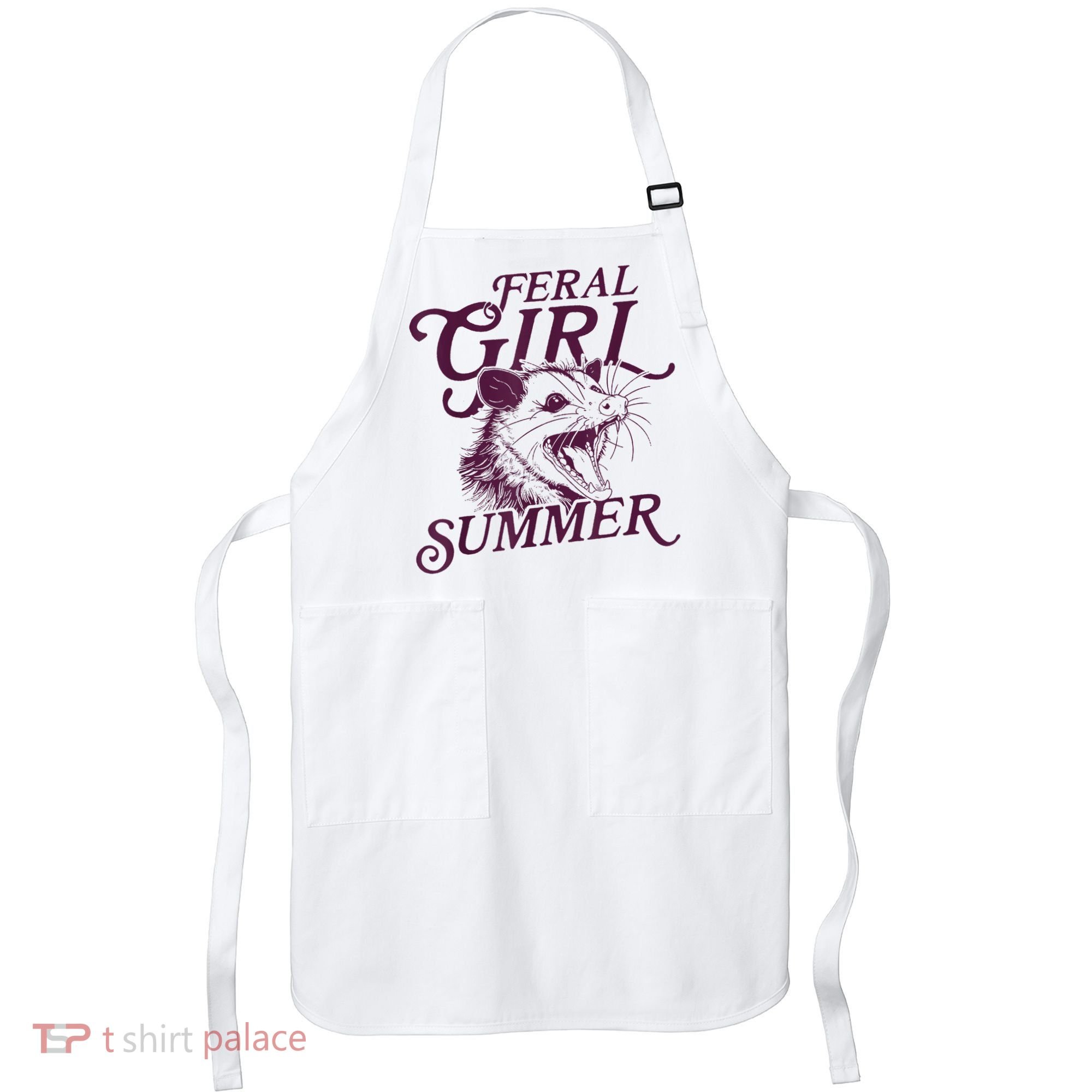 Feral Girl Summer Funny Apron