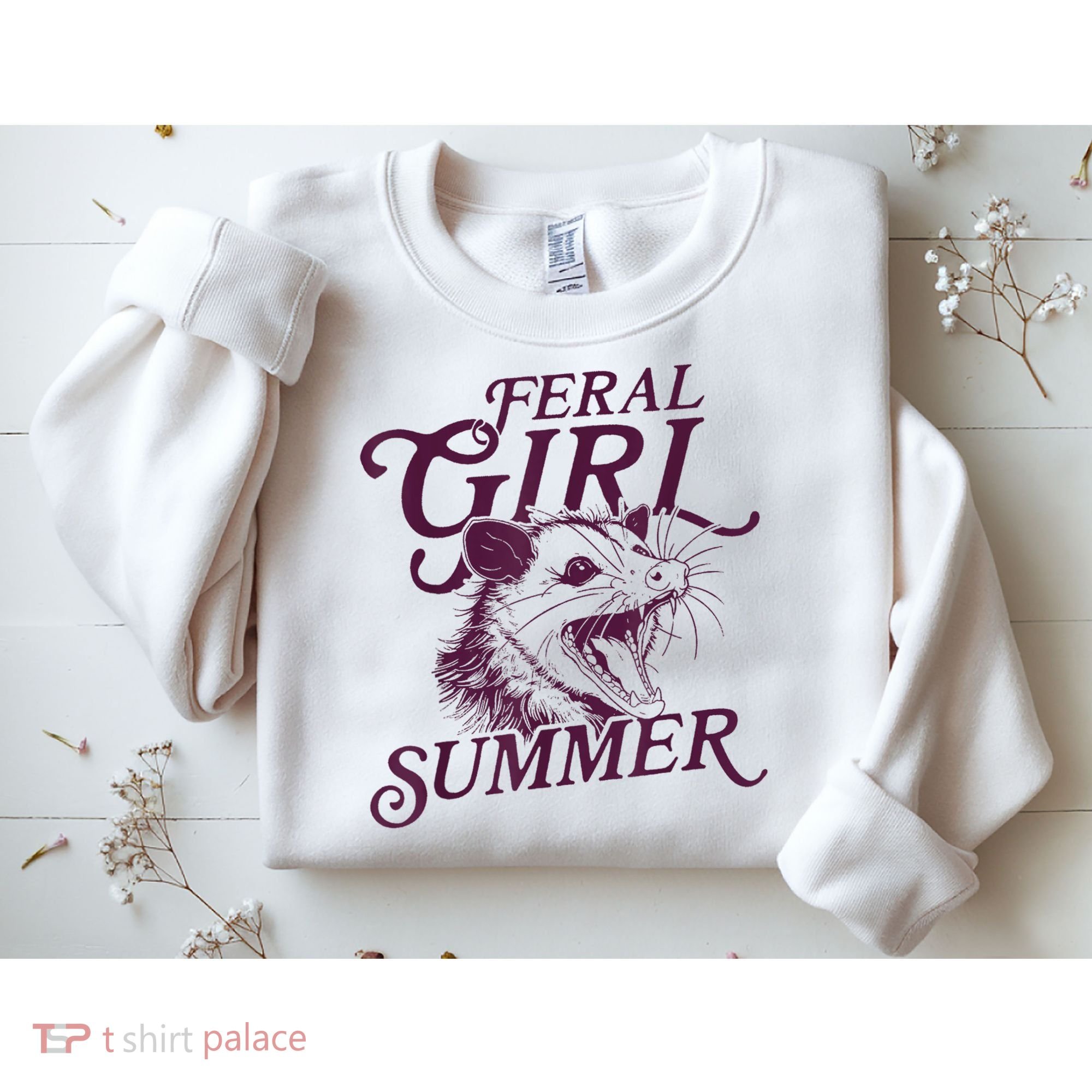 Feral Girl Summer Funny Sweatshirt