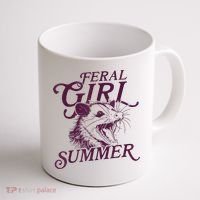 Feral Girl Summer Funny Coffee Mug thumb 1