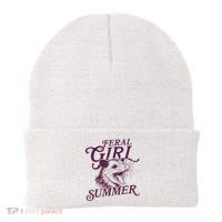 Feral Girl Summer Funny Beanie thumb 0