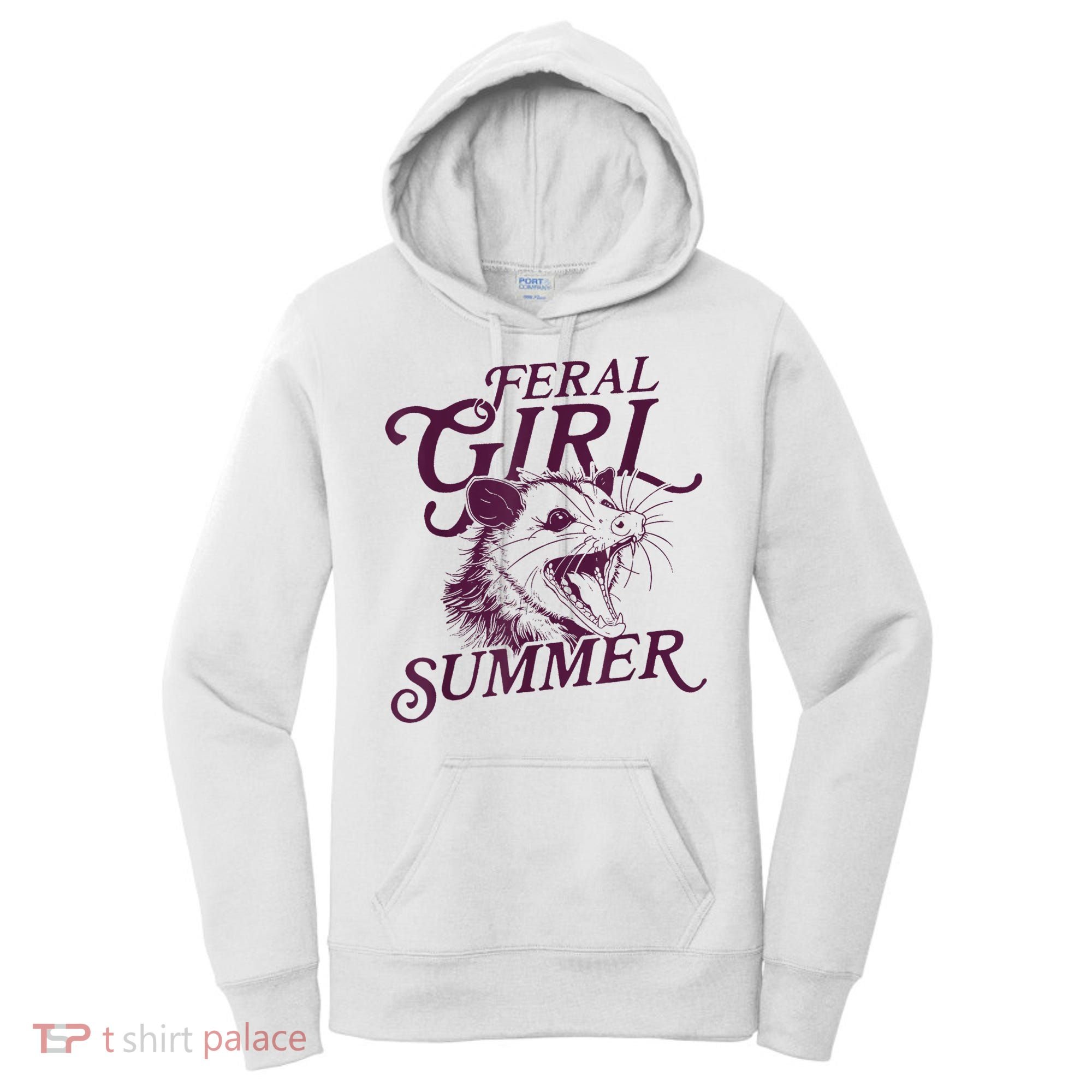 Feral Girl Summer Funny Women's Hoodie