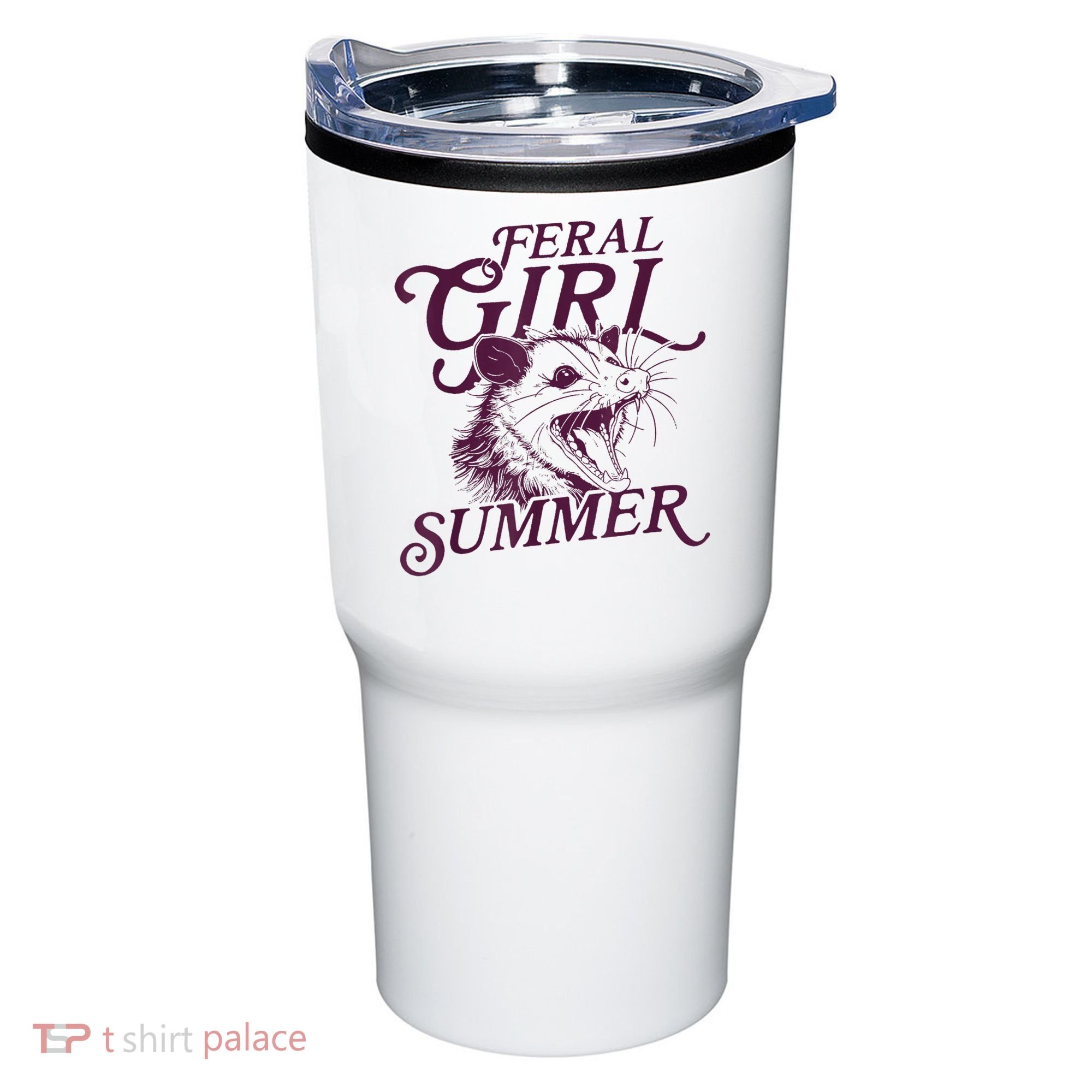 Feral Girl Summer Funny Tumbler