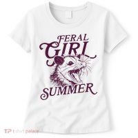 Feral Girl Summer Funny Women's T-Shirt thumb 0